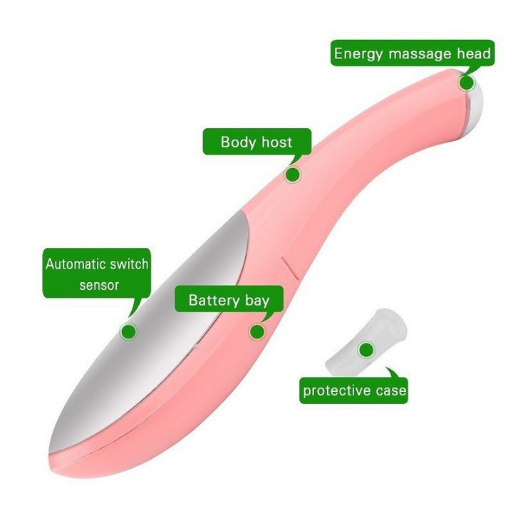 [Siêu Hot] Máy Massage mắt quầng thâm mắt Eye lontophesis Instrument Hồng -  đánh tan quầng thâm mắt và bọng mắt !!!