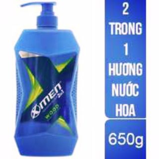 DẦU GỘI NƯỚC HOA X-MEN WOOD 2X SẠCH SÂU 650g