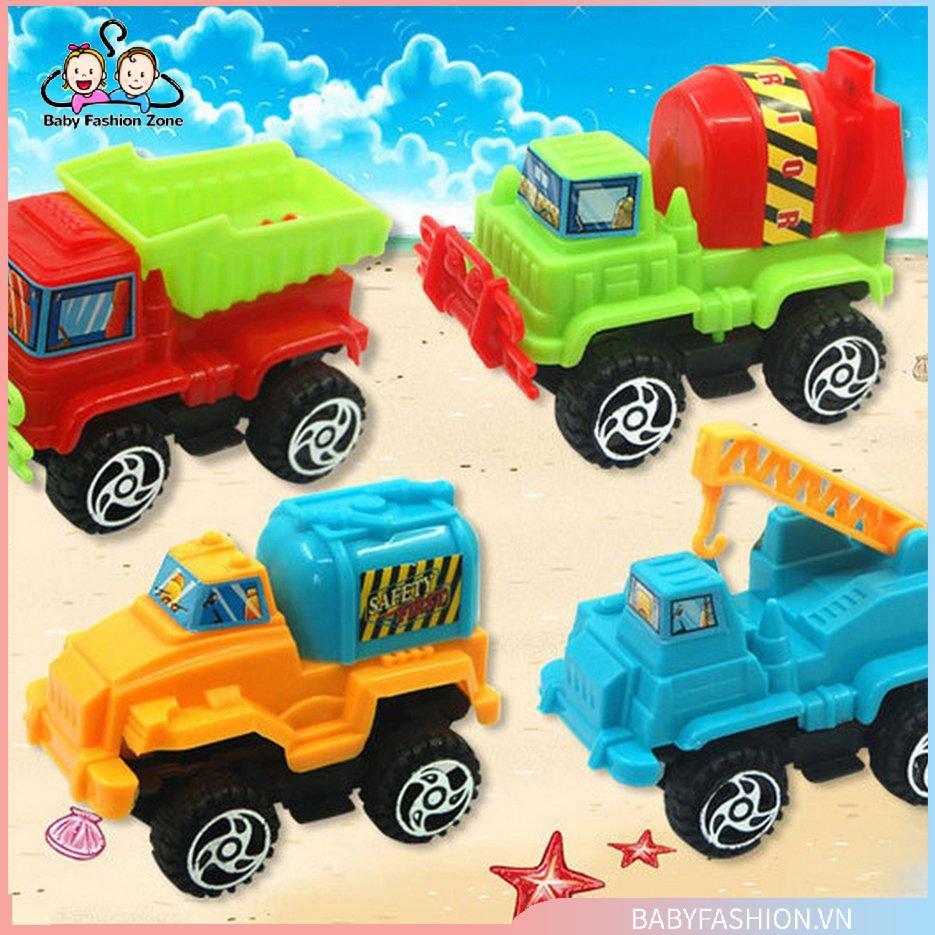 Mô hình đồ chơi xe kỹ thuật dạng kéo đẩy dành cho trẻ em vui nhộn