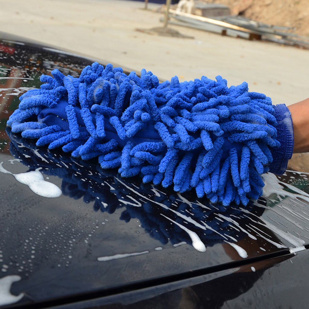 Găng Tay Vải Vi Sợi Đa Năng Hình San Hô Màu Sắc Ngẫu Nhiên