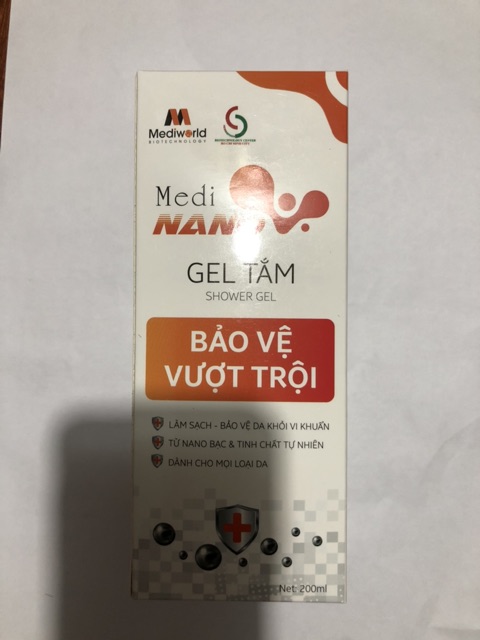 Gel Tắm MediNano – Bảo Vệ Cơ Thể Từ Công Nghệ Nano Bạc và Các Tinh Chất Tự Nhiên