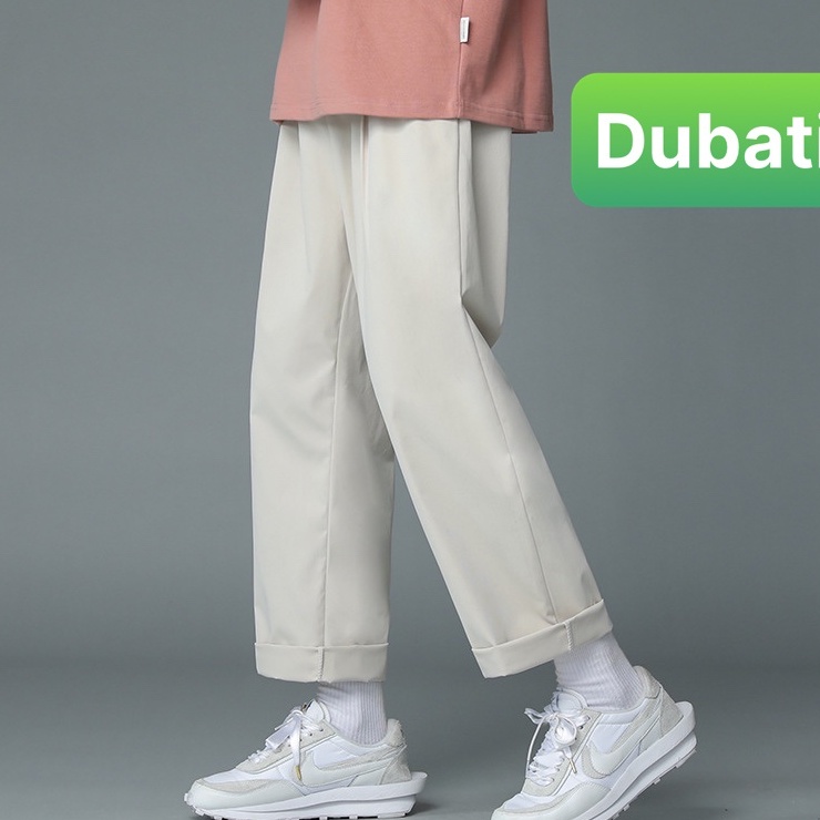 Quần baggy nam nữ Unisex ống rộng trơn - Kiểu quần Kaki Nam Nữ Ống Suông Basic Unisexxịn sò vip pro - Dubati Fashion