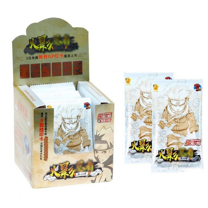 Set 5 ảnh thẻ nhân vật NARUTO sổ đựng card manga anime chibi sưu tầm