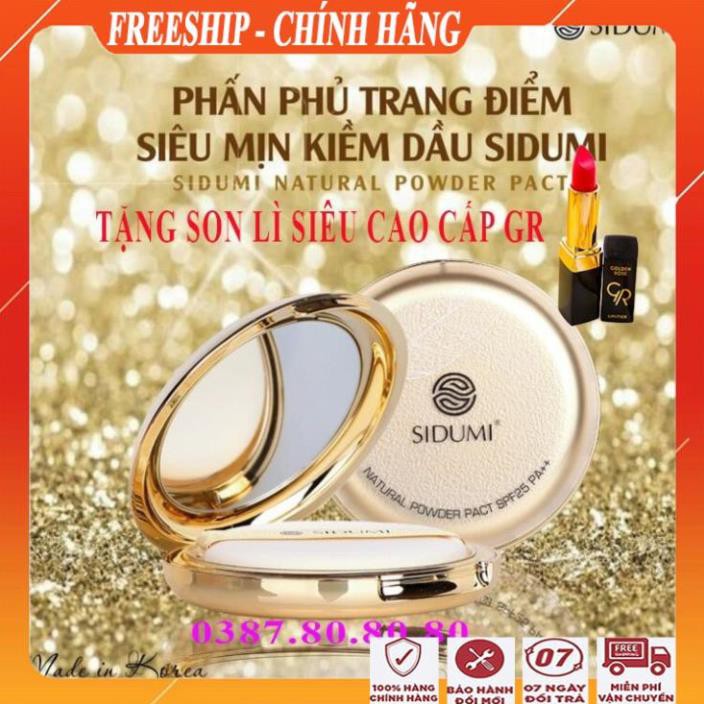 [ FreeShip - MUA 1 TẶNG 1 ] Phấn phủ kiềm dầu, siêu mịn, siêu đẹp, siêu cao cấp/ Phấn phủ kim cương Sidumi hàn quốc