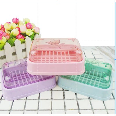 Hộp đựng xà phòng, xà bông tắm có khay hứng nước6773