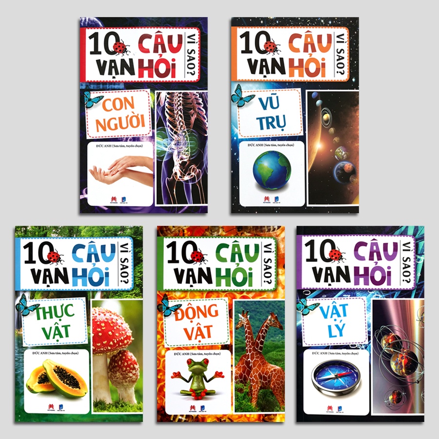 Sách - 10 vạn câu hỏi vì sao (Bộ 5 quyển) - Huy Hoàng - Thanh Hà Books HCM