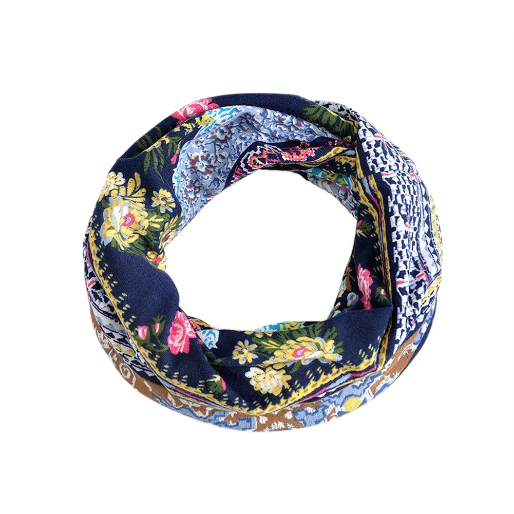 Mũ Trùm Đầu Co Giãn Che Nắng In Họa Tiết Hoa Cổ Điển Phong Cách Hồi Giáo Dành Cho Bạn Nữ V