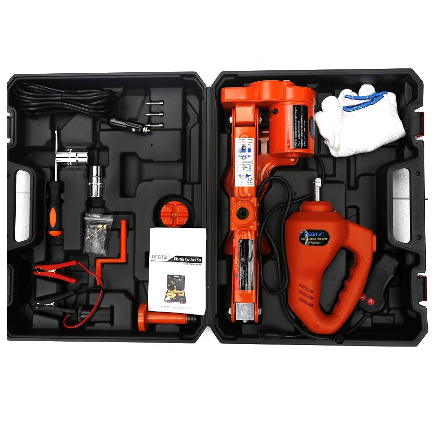 Bộ Kích Lốp Nâng Gầm Xe Hơi Bằng Điện + Súng Tháo Đai Ốc ROGTZ MHG04