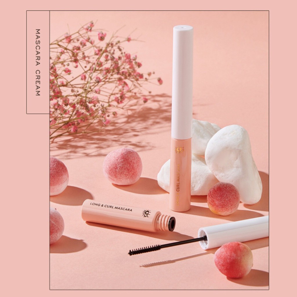 Chuốt mi đào KISS BEAUTY làm cong mi dày mi Long & Curl Mascara chống lem tự nhiên KISS07 | BigBuy360 - bigbuy360.vn