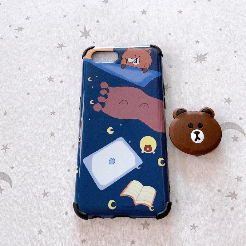 Ốp idm Hàn Quốc kèm pop Oppo A1k / Realme C2 /A53