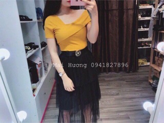 Áo lệch vai