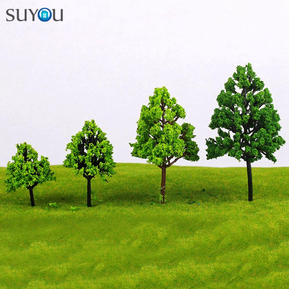 Set 10 Cây Giả Mini 6 / 8cm Trang Trí