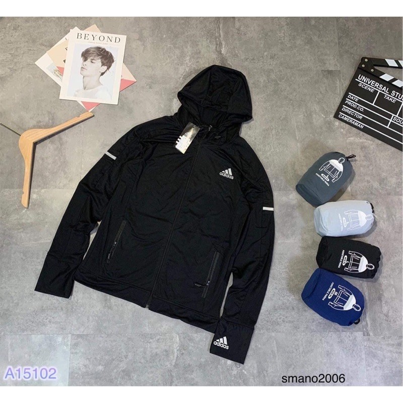 Áo chống  nắng nam Adidas chất kim cương siêu thấm hút mồ hôi | BigBuy360 - bigbuy360.vn