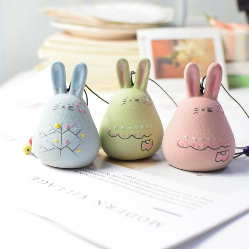 Chuông Gió Đồ Chơi Mini Hình Thỏ Sáng Tạo Cho Trẻ Em Và Người Lớn