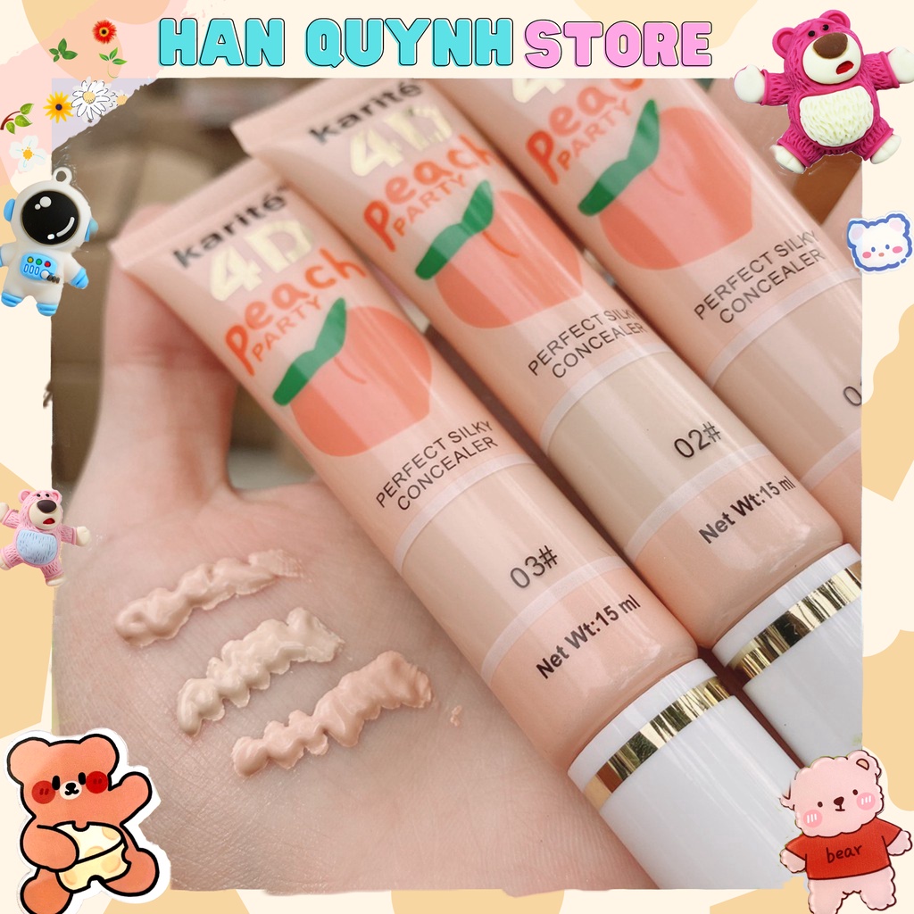 Kem nền che khuyết điểm 4D Peach của kissbeauty