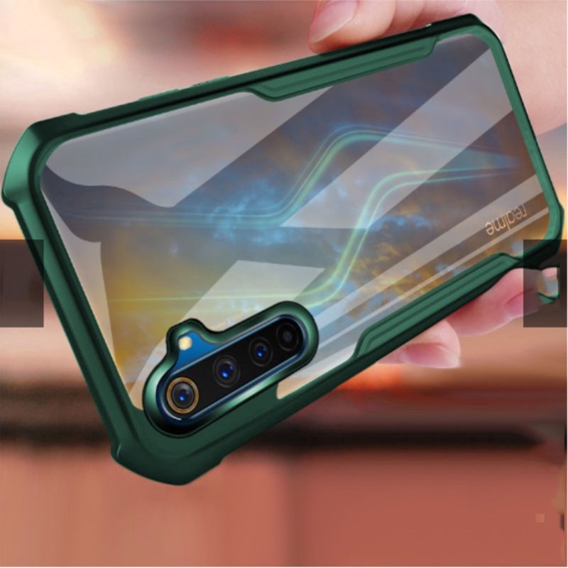 Ốp điện thoại trong suốt thời trang chống sốc cho Realme 6 5 Pro 5i 5s C3 6i C11 10a