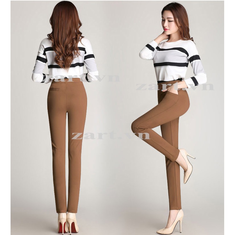 Quần tây ôm cotton co giãn 4 chiều cao cấp