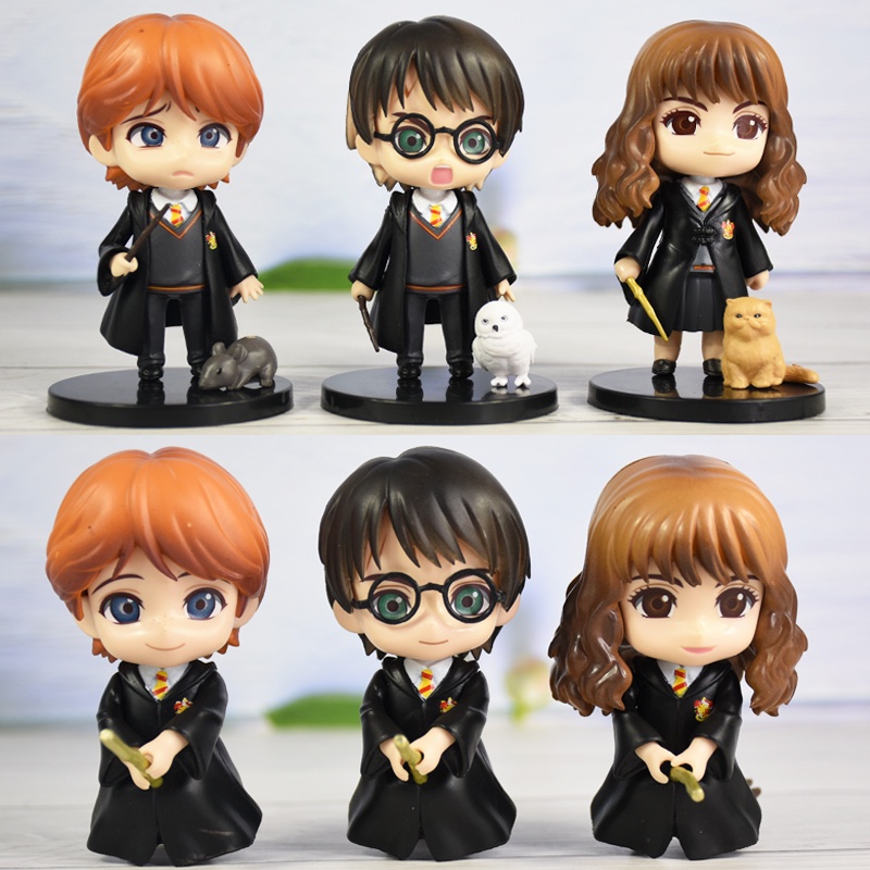 Bộ sưu tập để bàn 6 nhân vật Harry Potter phong cách Chibi siêu đáng yêu