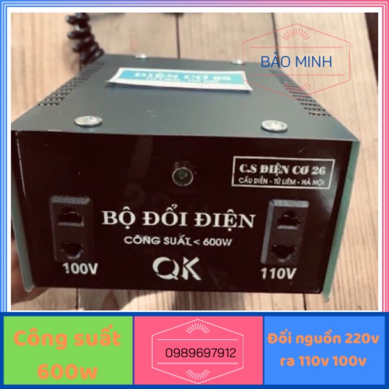 Bộ đổi nguồn 220v sang 110v 100v công suất 600w