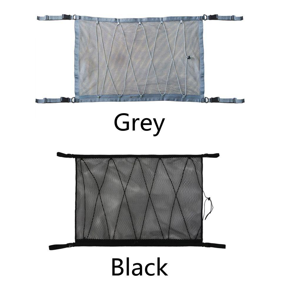 MAYSHOW Túi Lưới Đựng Đồ Treo Trần Xe Hơi Có Khóa Kéo Có Thể Điều Chỉnh Mới