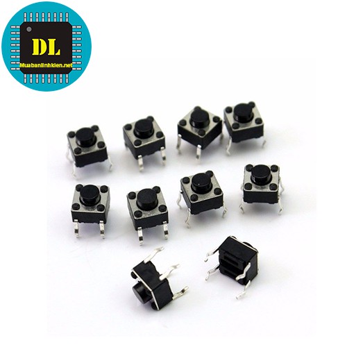 Combo 2 Nút nhấn 4 chân 6x6x5MM