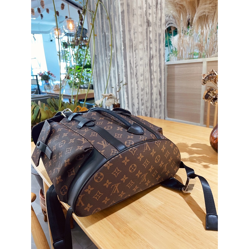LOUIS VUITTON Ba Lô Thể Thao LV Chất Liệu Da Kích Cỡ Lớn Thời Trang Dành Cho Nữ