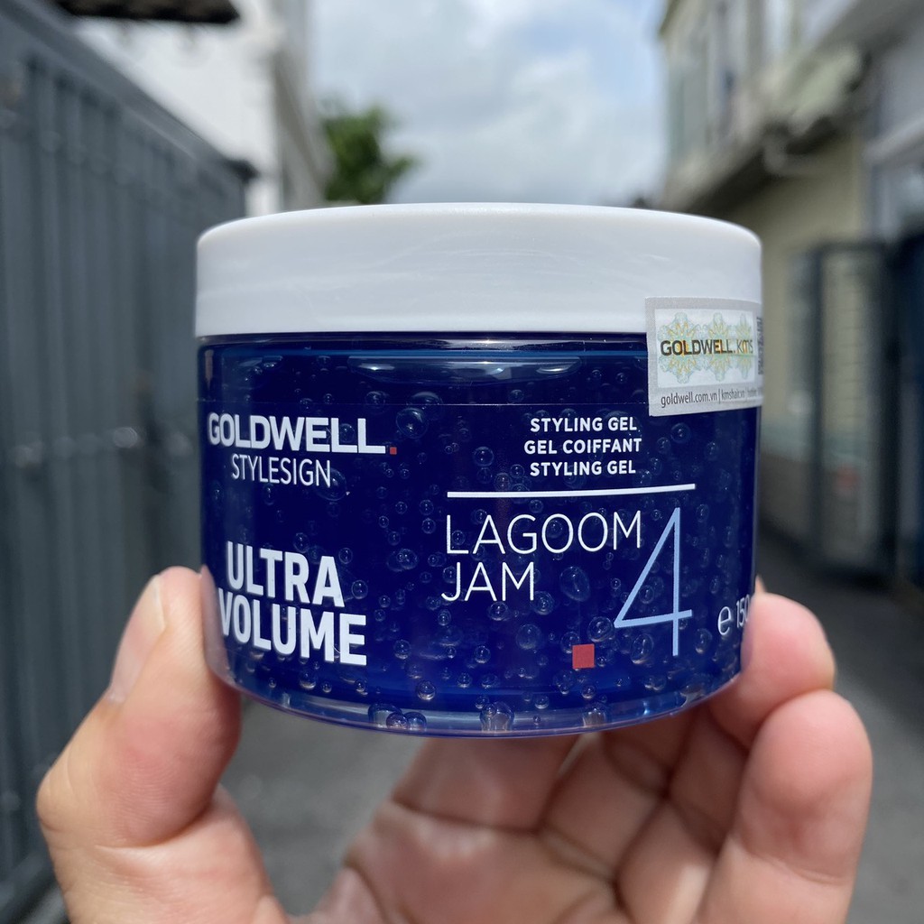 🇩🇪Goldwell-Germany🇩🇪 Gel tạo kiểu cứng Goldwell Style Sign Lagoom Jam 4 Ultra Volume 150ml