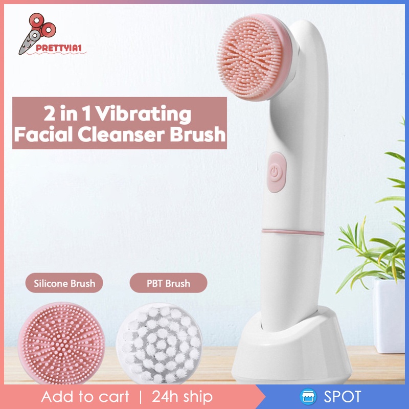 Máy Rửa Mặt Prettyia1 2 Trong 1 Làm Sạch Lỗ Chân Lông Chăm Sóc Da Chống Bụi Bẩn