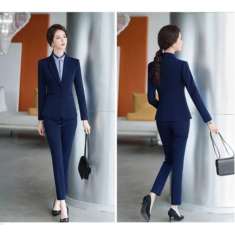 Set Áo Vest Tay Dài + Quần Dài TJ35 - Xanh đen