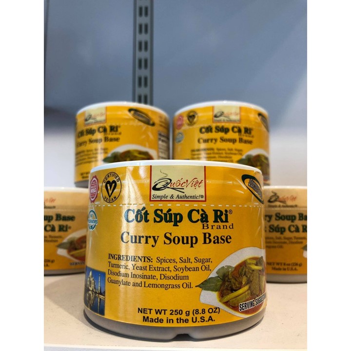 Gia vị Cốt Súp Cà Ri Quốc Việt Hộp 250g -VN10461- Nấu Cari chuyên nghiệp