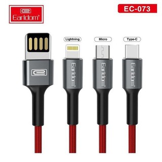 Cáp dù sạc nhanh 3a earldom ec-073