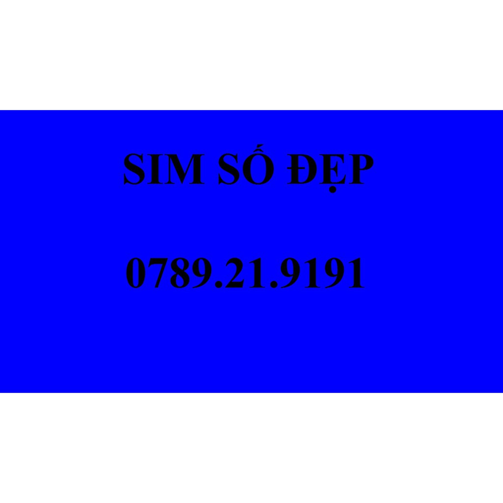 Sim số đẹp Mobifone