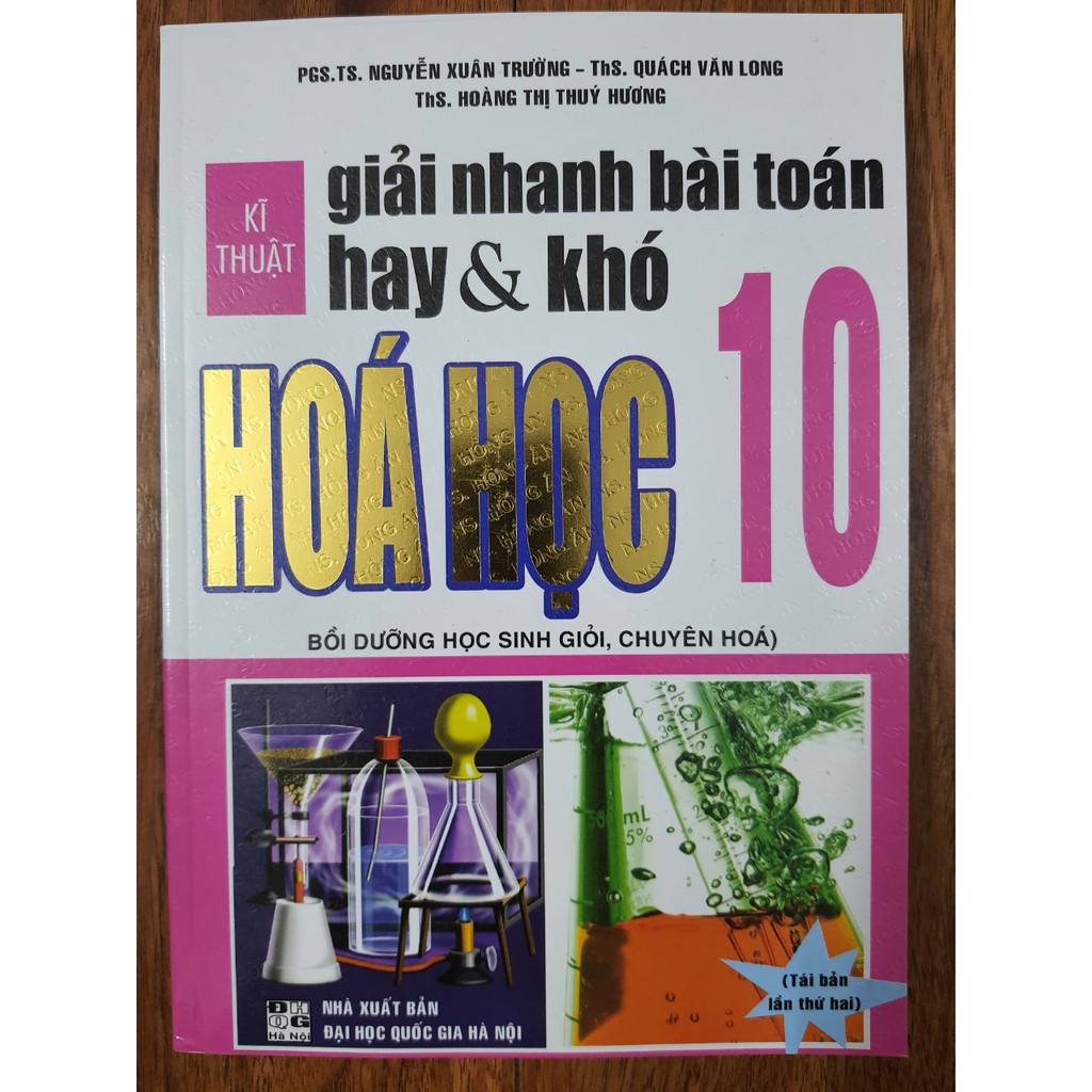Sách - Kĩ thuật giải nhanh bài toán hay &amp; khó Hóa Học 10