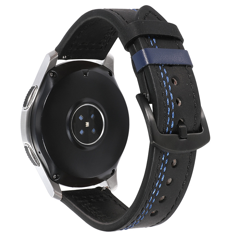 HUAWEI Dây Đeo Bằng Da 22mm Cho Đồng Hồ Samsung Galaxy Watch 3 46mm S3 Frontier Band Amazfit Pace / Gtr 47