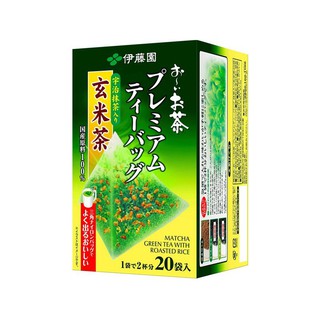 Trà xanh gạo lứt matcha uji túi lọc itoen 46g | kan.japan | 4901085138144