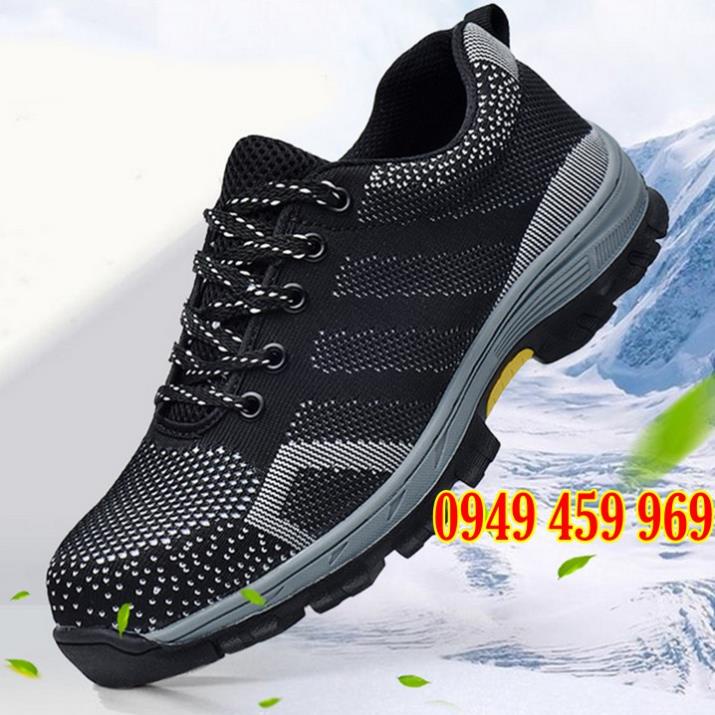 Giày Bảo Hộ Lao Động Nam Thể Thao - Chống Đinh Chống Cắt - Chống Tĩnh Điện - Tặng Kèm Tất Chân 2022 | BigBuy360 - bigbuy360.vn