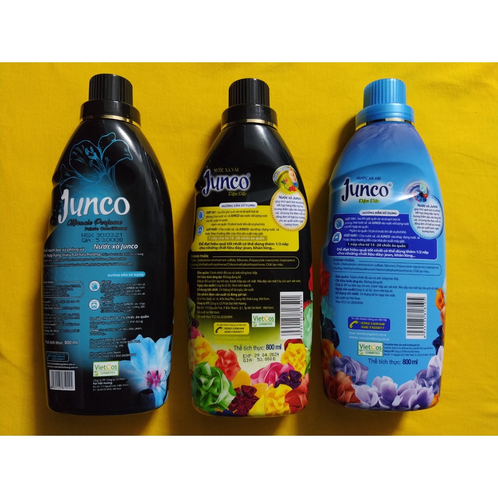 Nước xả Junco chai 800ml