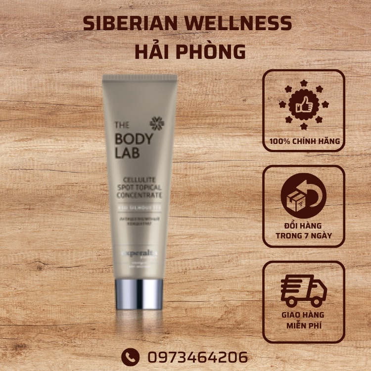 Kem dưỡng thể Experalta Platinum The Body Lab Cellulite Spot Topical Concentrate X50 Silhouette Siberian Wellness