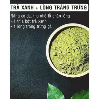 BỘT TRÀ XANH ĐẮP MẶT TRẮNG DA- 100% ORGANIC