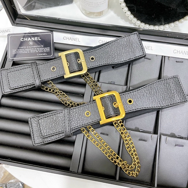 Đai váy chữ D có xích phiên bản mới 4cm sang chảnh