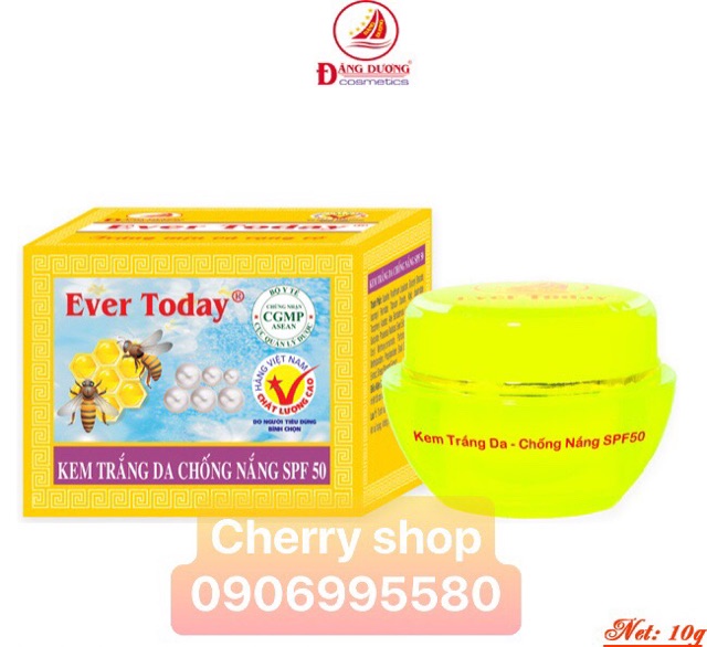 KEM DƯỠNG TRẮNG DA - CHỐNG NẮNG EVER TODAY (10G)