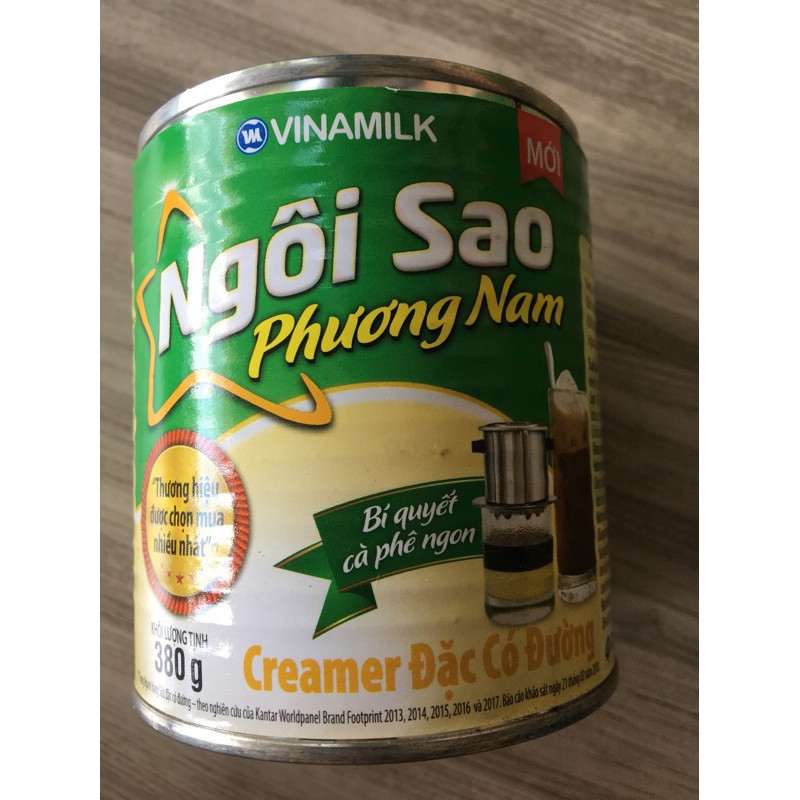 Kem đặc có đường Ngôi sao Phương Nam xanh lá 380g