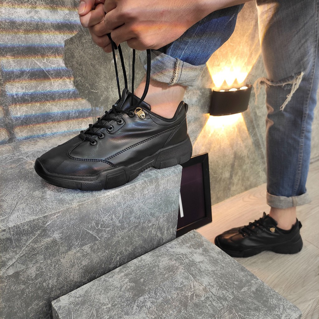 Giày boot nam đen [FREESHIP] D882 shop ĐỊCH ĐỊCH chuyên giày sneaker nam đế cao