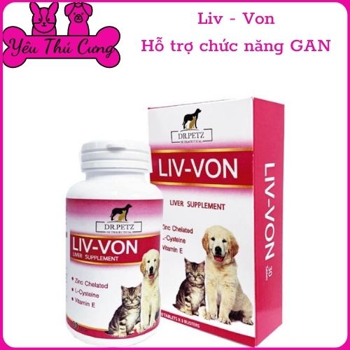 Thuốc bổ gan cho chó mèo LIVON ...YÊU THÚ CƯNG