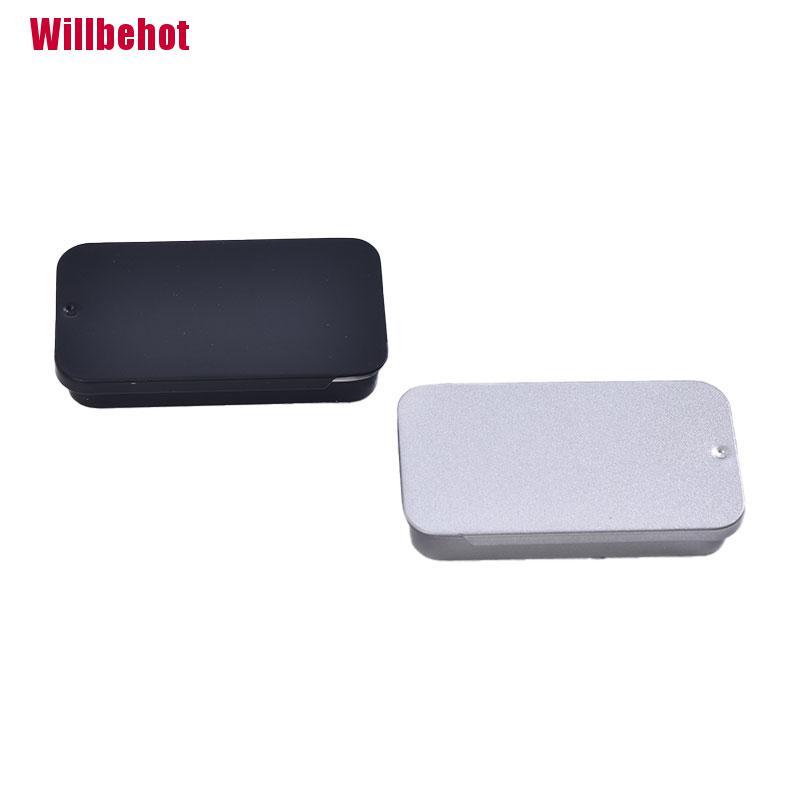 Hộp sắt mini có nắp trượt đa năng tiện lợi