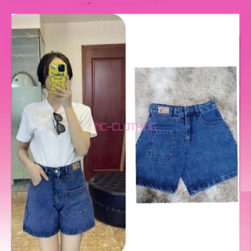 Quần short nữ ống rộng