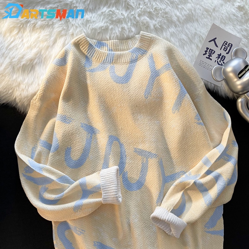 Áo sweater tay dài màu xanh da trời/tím/mơ cỡ M-2XL dễ phối đồ kiểu dáng thời trang thu đông