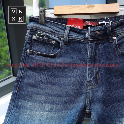 Quần Jean Nam LACOSTE LIVE CX019 Form SlimFit mềm mịn và mượt co giãn Hàng Xuất Xịn Có Big Size