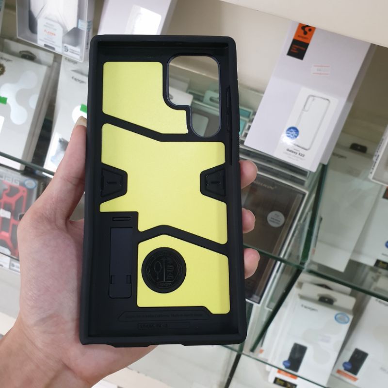 Ốp lưng Samsung Galaxy S22 Ultra Spigen Tough Armor XP chống va đập tốt nhất - Hàng Chính Hãng