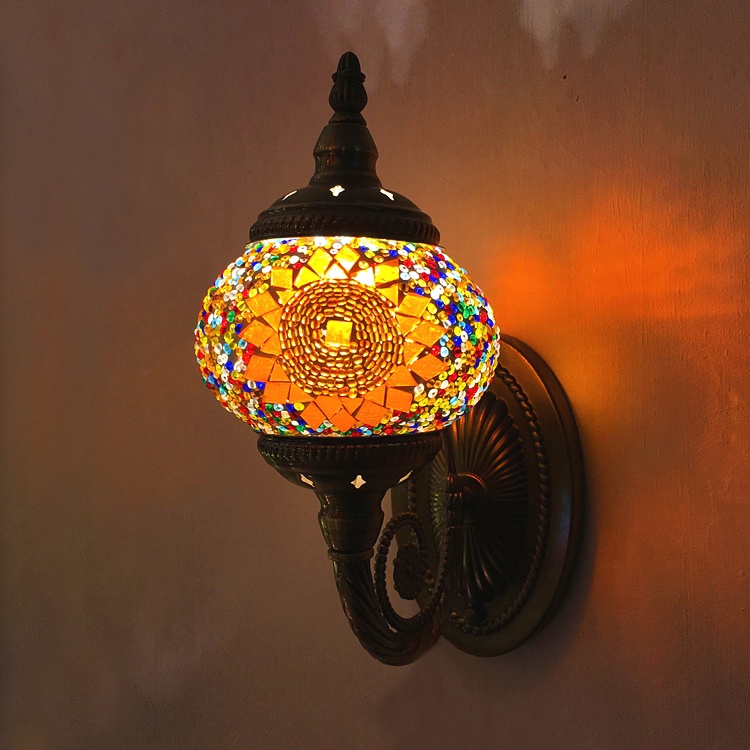 Mới Đèn Gắn Tường Trang Trí Phong Cách Mosaic Lãng Mạn